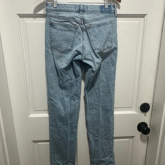 Abercrombie & Fitch Blue Curve Love Mid Rise 90s Straight Jean size 26 EUC - Picture 7 of 7